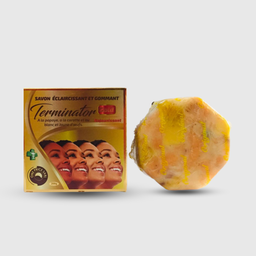 [00269] Savon Eclaircissant et Gommant Terminator Rajeunissant Gold 200g